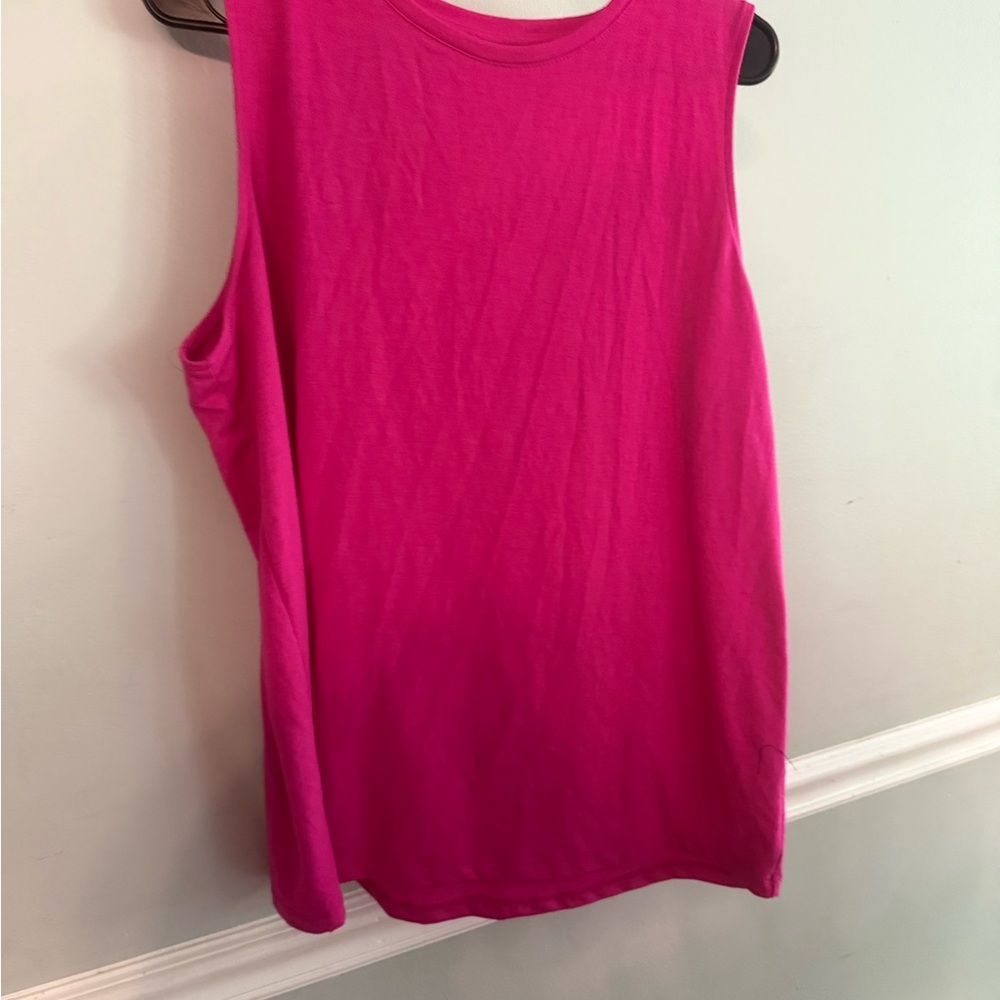 Sleeveless Pink Top